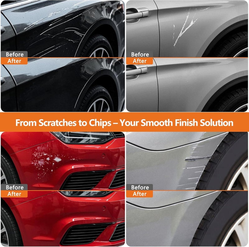 Gen2Magic Classic Silver Metallic Touch Up Paint Pen Kit for Toyota [Clear Coat Included], 1F7 Color Match, Easy Scratch Repair for Toyota RAV4 Camry Corolla Tacoma Highlander 4Runner Prius & More - Image 4
